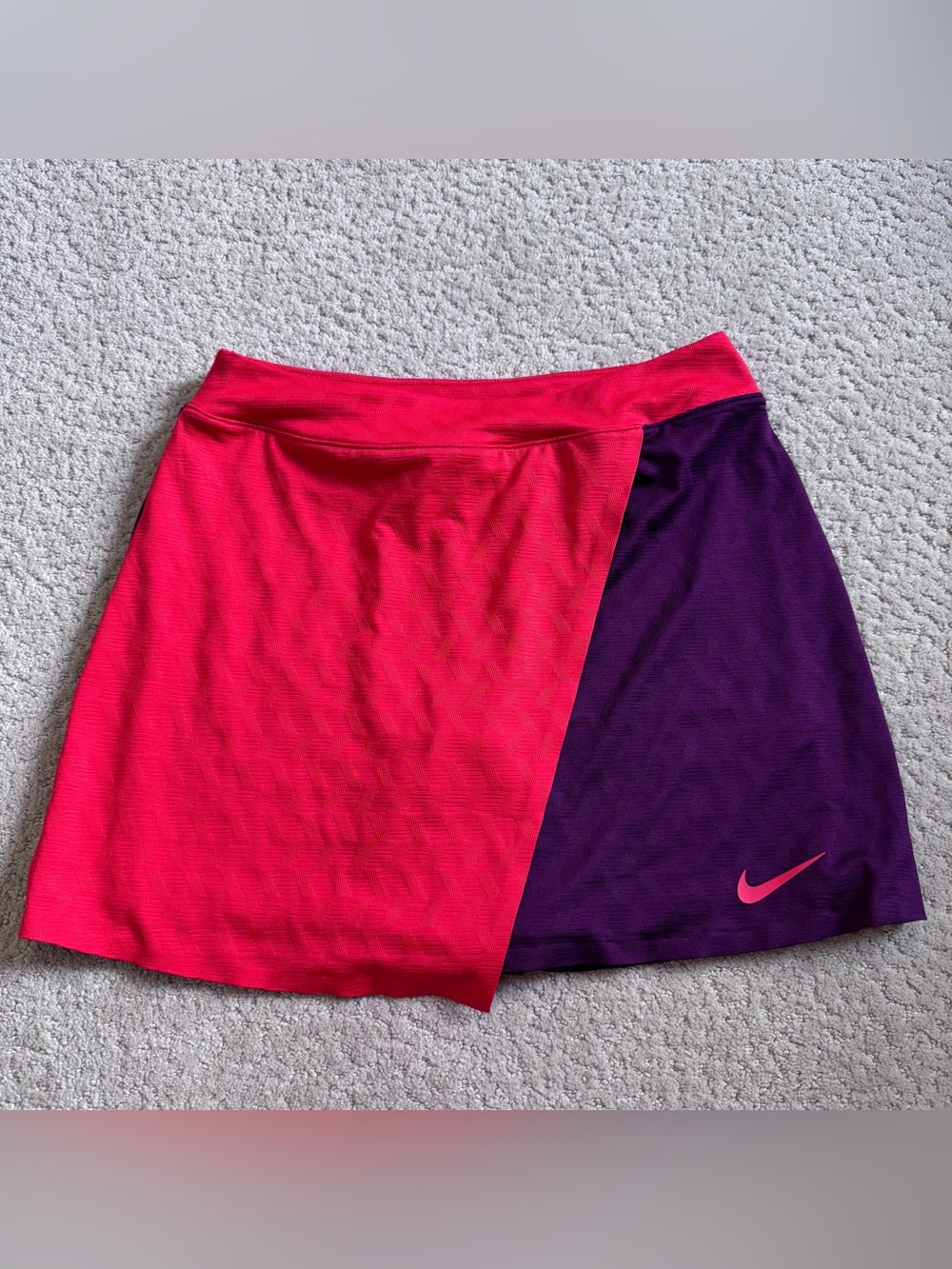 Nike Maria Sharapova Tennis Skirt Red Dri-FIT Premier Skort Small Tall 933193